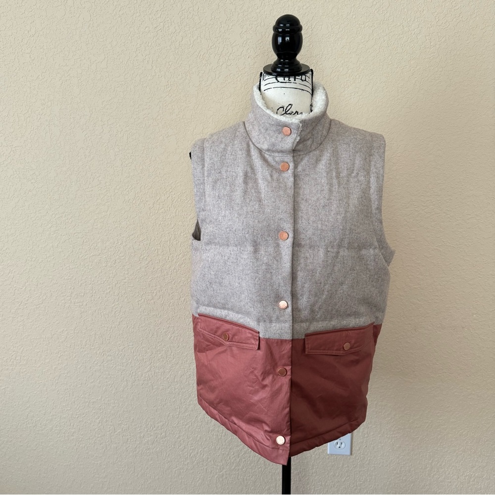 Carve Designs Zane Red Rock Wool, Polyester 
, Down Vest